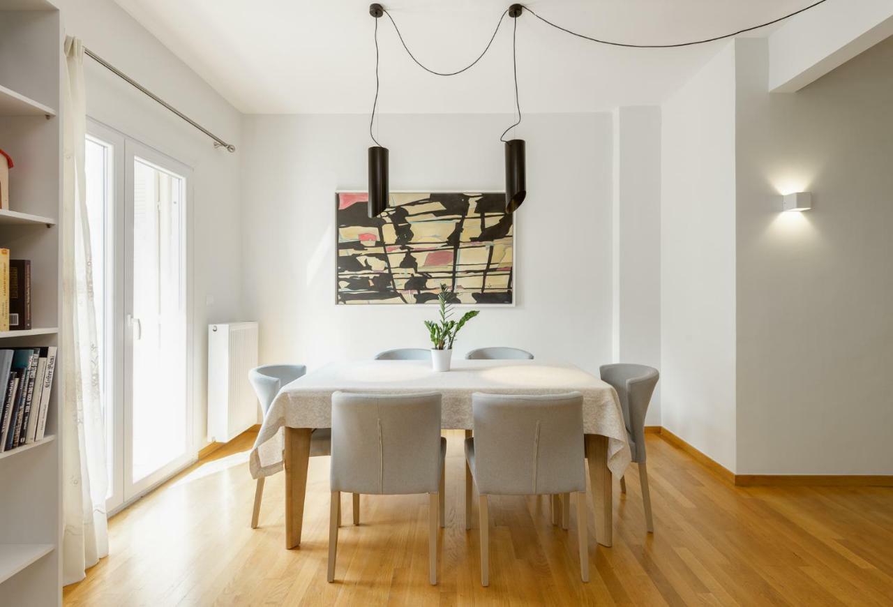 Brand-New Modern Flat In Heart Of City Thessaloniki Exterior photo